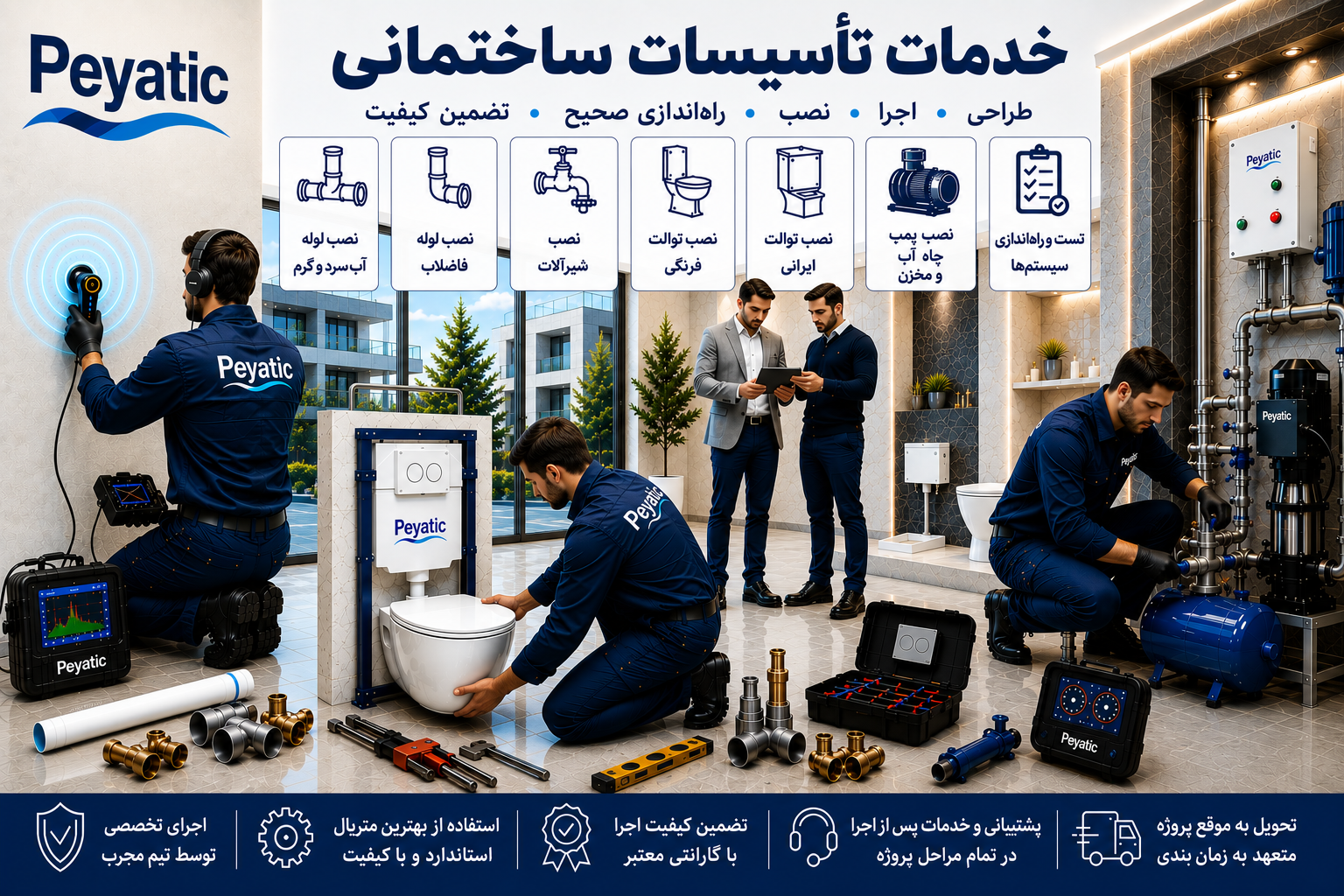 خدمات تأسیسات ساختمانی